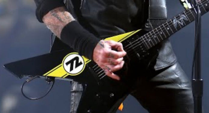 72 - Long - Guitar Sticker